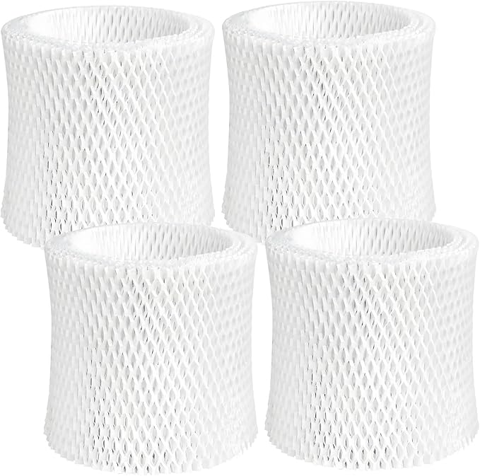 Humidifier Wicking Replacement Filter Compatible with Canopy Bedside and Nursery Humidifier, Wood Pulp & Paper Filter, 4 Pack