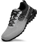 Kricely Men's Trail Running Shoes Fashion Walking Hiking Sneakers for Men Tennis Cross Training Shoe Outdoor Snearker Mens Casual Workout Footwear