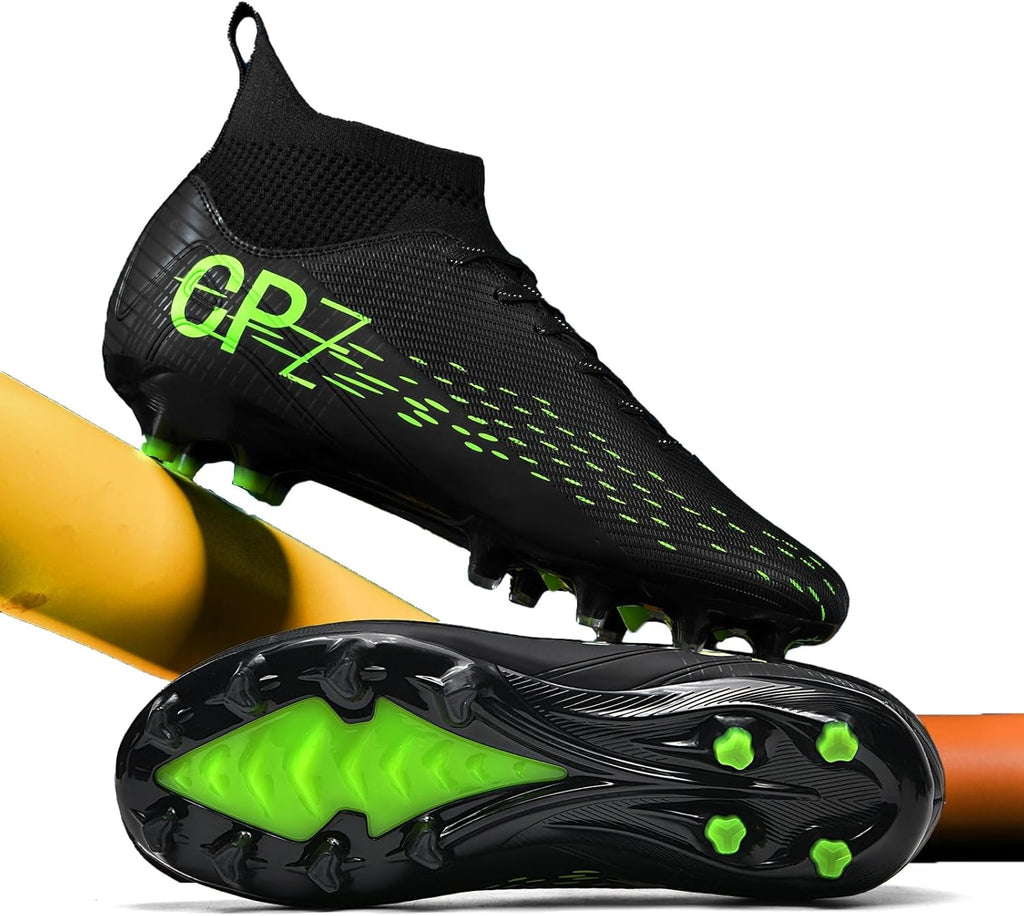 Soccer Cleats for Mens Womens Indoor Soccer Shoes Unisex Baseball Turf Shoes Youth Rugby Shoes Adult AG FG TF Football Boots Wide Training Sneaker