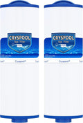 Cryspool® 04077 Compatible with Cal Spa Filters, 4CH-949, PWW50L, FC-0172, Rising Dragon, Dynasty Spas, 50 Sq. Ft Hot Tub Replacement Filter Cartridge, 2 Pack