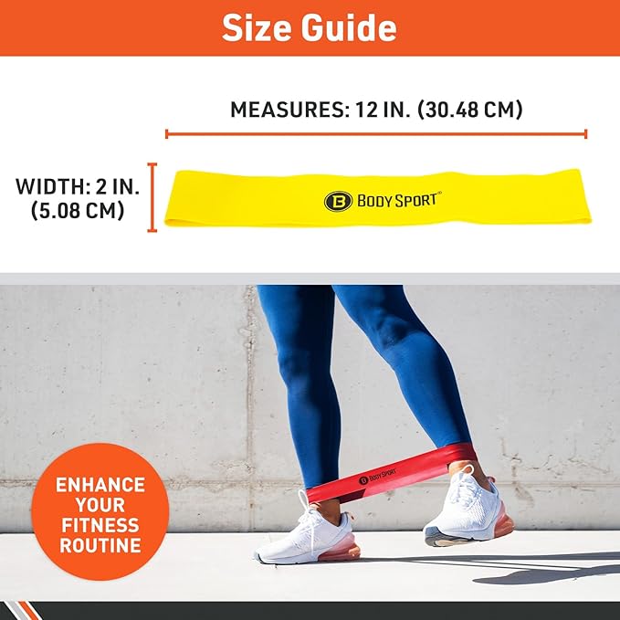 Body Sport Loop Resistance Bands-FlexoryFit