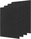 Nispira Activated Charcoal Pre Filter Replacement Compatible with Coway Air Purifier AP-1012GH, 4 Sheet