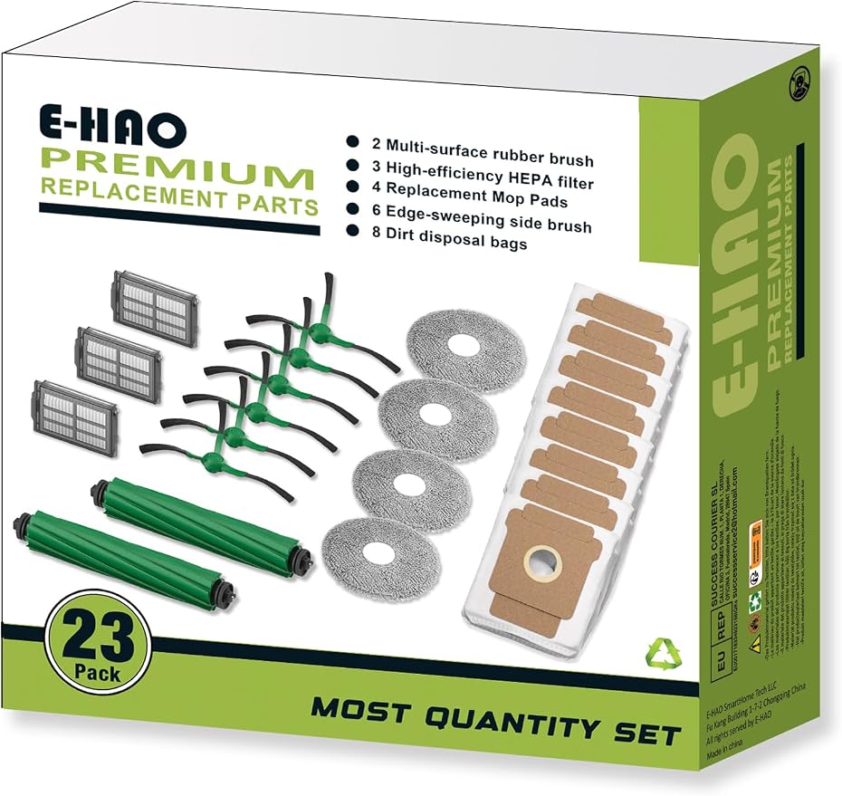 405 & 505 Replacement Parts for iRobot Roomba Plus 405 Vac, Plus 505 Combo by E-HAO
