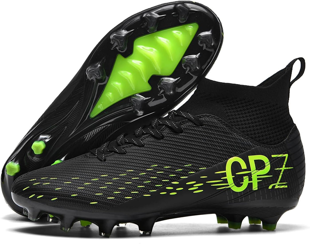 Soccer Cleats for Mens Womens Indoor Soccer Shoes Unisex Baseball Turf Shoes Youth Rugby Shoes Adult AG FG TF Football Boots Wide Training Sneaker