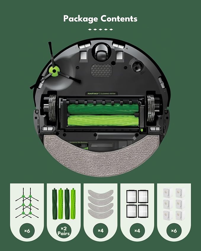 Yivy 26Pack Replacement Parts for iRobot Roomba Combo J7+/ Combo 10 Max/Combo - Image 8