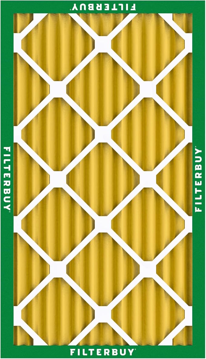 Filterbuy 12x24x2 Air Filter MERV 11 (MPR 1200) Allergen Defense Replacement (3-Pack), Electrostatic Pleated HVAC AC Furnace Filters, Made in USA (Actual Size: 11.38 x 23.38 x 1.75)