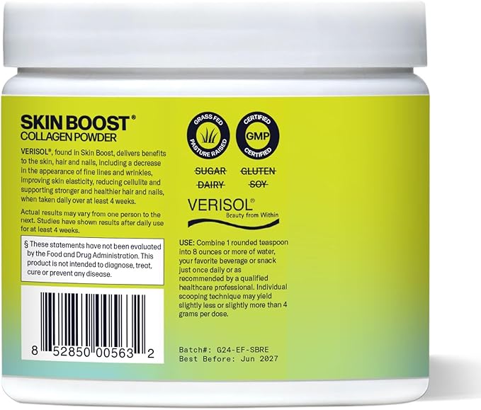 Hydrolyzed Collagen Powder - Sparkle Skin Boost (Mixed Berry) [50-Serves] Verisol Collagen Hydrolysate Protein Powder Vitamin C Paleo Non-GMO Gluten Free Beauty Supplement Drink-FlexoryFit