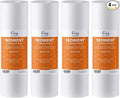 iSpring FP120X4 10"x2.5" Universal Sediment Water Filter Replacement Cartridges, 20 Micron Multi-layer Sediment Filter, 4 Pack