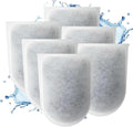 6Pack Large Carbon Filter Cartridges, Fish Tank Filters Replacement Filter Cartridges for Aquariums Compatible with Whisper EX30/EX45/EX70