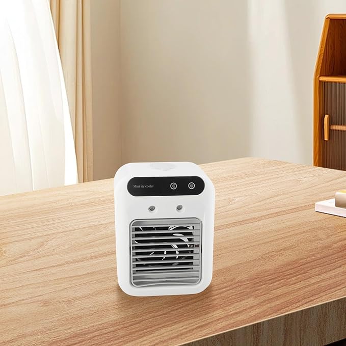 Portable Air Conditioners Personal USB Rechargeable Cooler Desktop Fan Humidifier For Car Office Travel Use