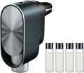 Smart Car Air Freshener Diffuser - Rechargeable Car Diffuser with 3 Modes, Ultrasonic Aroma Diffuser with 4 Essential Oils, Long-Lasting Freshener for Women and Men