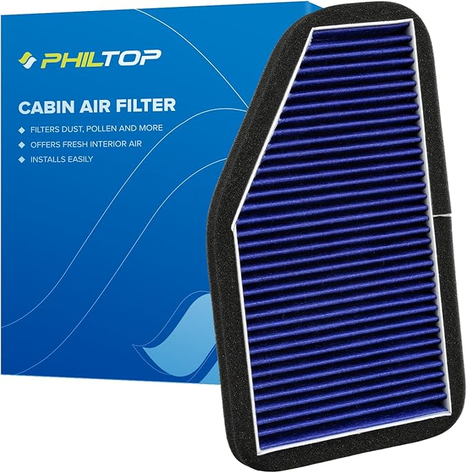 PHILTOP Cabin Air Filter, Replacement for CF10548, 2007-2012 Escape,2007-2011 Mariner,2008-2011 Tribute, Premium Cabin Filter with Activated Carbon Filter