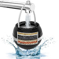 Bath Filter for Tub Faucet with 2 Filters, Bathtub Filter 10 Stages Water Filter 2,500 Gallons of Filtration Shower Water Filter Healthier Skin and Hair