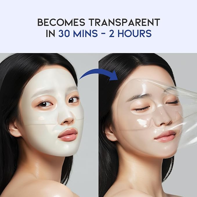 #OOTD Collagen, Hyaluronic Acid & Peptides for Elasticity, Hydration, and Firming. Lifting Hydrogel Sheet Mask - Face Mask (5pcs)-FlexoryFit