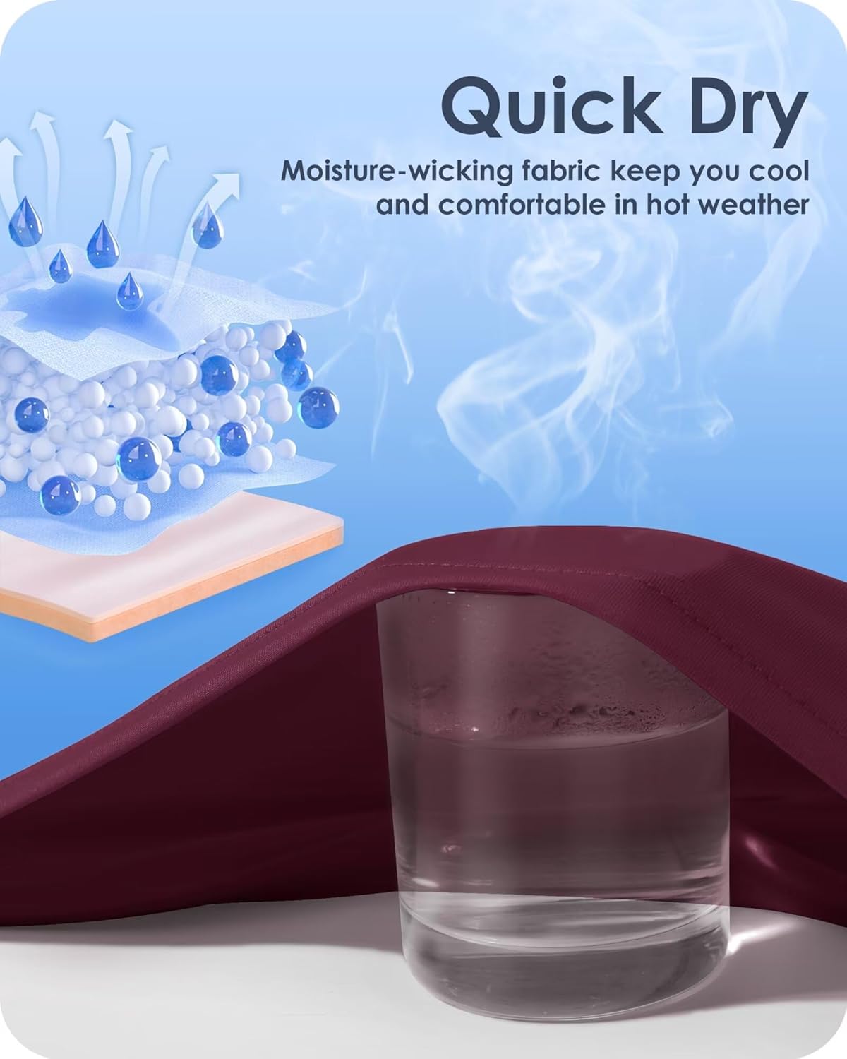 Boladeci Men's Swim Shirt Short Sleeve UPF 50+ Sun Protection SPF UV Moisture Wicking Lightweight Quick Dry Rash Guard