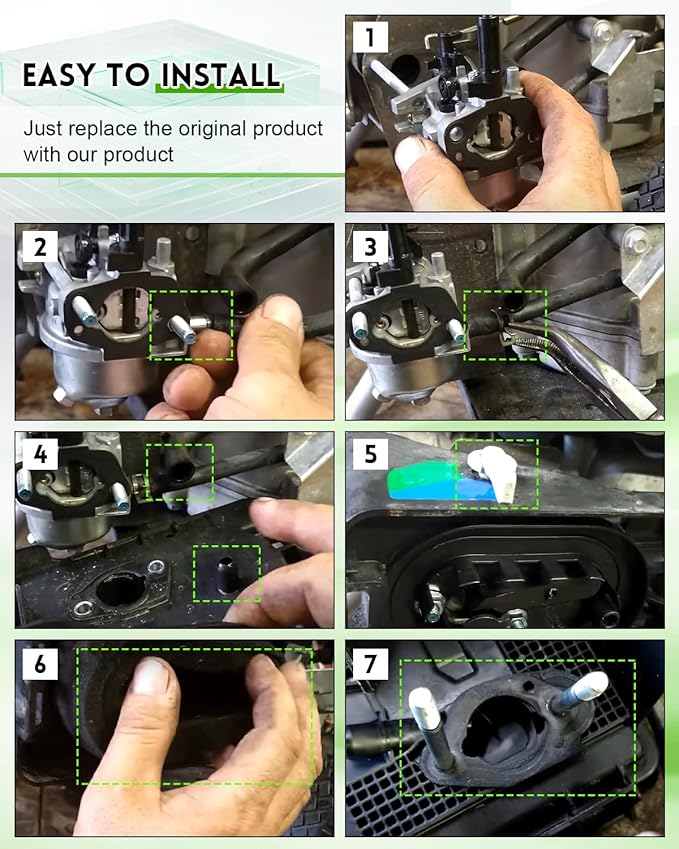 Huayi Carburetor Carb Kit Fit for Ryobi RY802700 RY802700A 2700 PSI Pressure Washer, Air Filter Assembly Replace 099980858027 099980858081