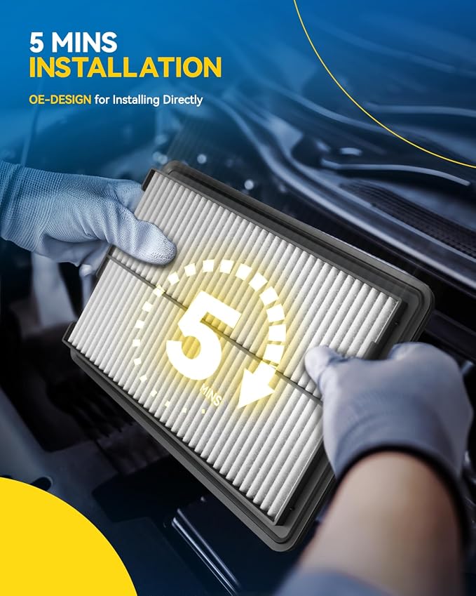PHILTOP Engine Air Filter, CA7626 Compatible - Image 6
