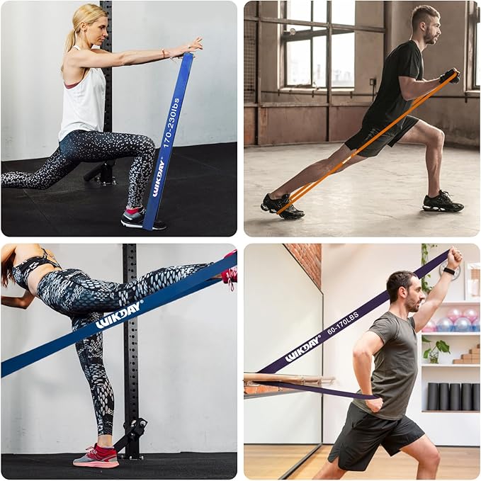 Resistance Bands for Working Out, Exercise Bands, Workout Bands, Pull Up Assistance Bands for Body Stretching Training Physical Therapy Muscle Training for Men & Women-FlexoryFit