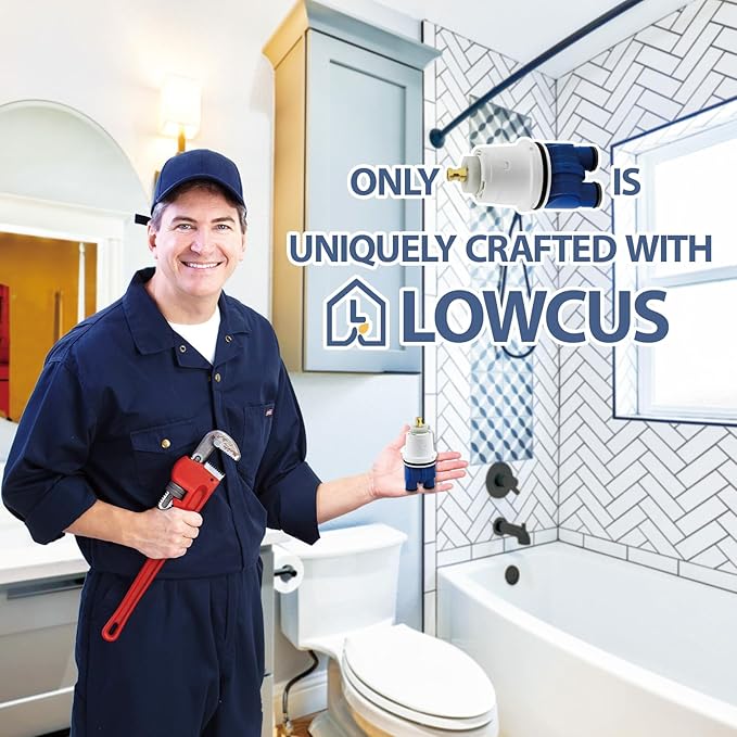 RP19804 Shower Cartridge Replacement for Delta 1300/1400 Series Shower Faucet, Compatible with Delta Monitor Rough-in Valve and Single-Hanlde Trim Kit
