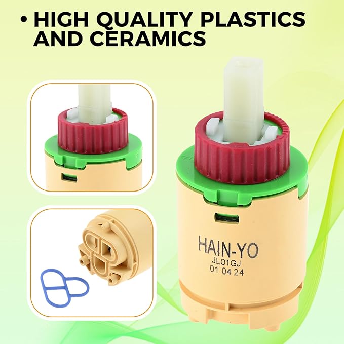 Mgoodoo HJ-40 (JL01GJ) Shower Cartridge Replacement Fit for 40mm Diameter Shower Cartridge Most Brands Shower and Tub Cartridge