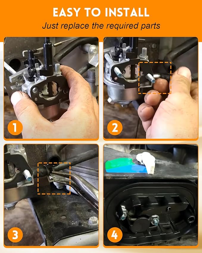 Huayi High Pressure Washer Carburetor Carb Air Filter Kit Fit for Ryobi RY802900 Replace 099981133027