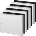 AP-1512HH Filter Compatible with Coway Airmega AP-1512HH, AP-1512HH-FP, AP-1518R, AP-1519P, and 200M Series Air Purifiers, Part # 3304899 (4 HEPA & 4 Carbon Filter)