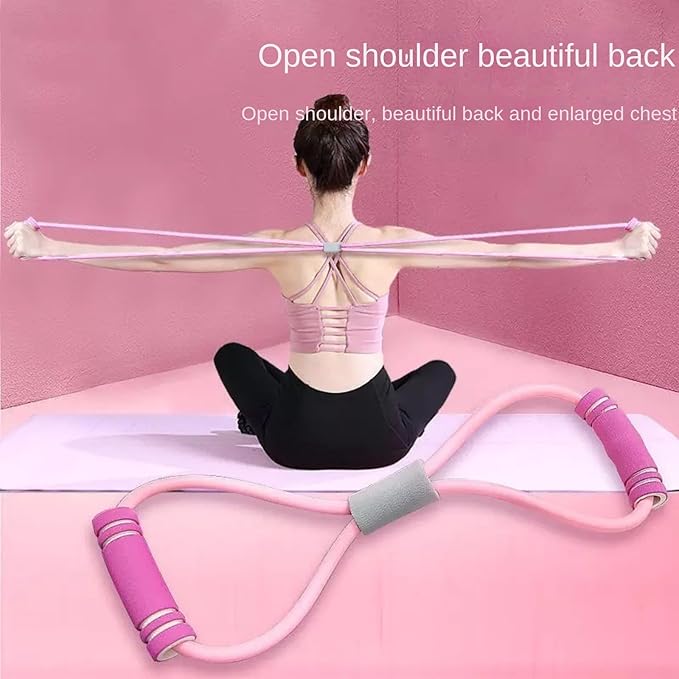 Crossover Resistance Band - Shoulder Back Training/Yoga Stretch/Posture Corrector-FlexoryFit