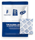 Dry & Dry 100 Gram [50 Packets] Silica Gel Packets Desiccants, Silica Packets - Rechargeable Silica Gel Packs, Desiccants Packets, Silica Gel
