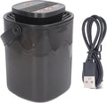 Desktop Humidifier, Quiet Top Fill USB Powered Air Humidifier with Night Light for Home Bedroom Office & Car 3L Grayish Black
