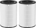 2 Pack AP-T45 AP-40FT Filters Replacement,True HEPA Filter Compatible with Homedics Total Clean 5-in-1 Air Cleaner Purifier AP-T40FL,AP-T40WT,AP-T40WTAR,AP-T45,AP-T45-BK,AP-T45-WT,Part #1461901