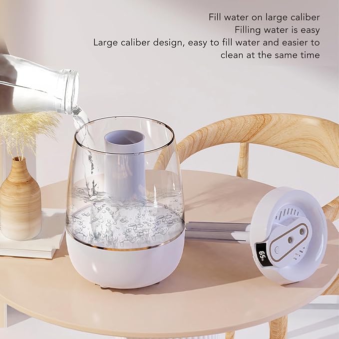Portable Mini Humidifier, Air Humidifier White Double Spray Quiet USB 3L Large Capacity Mist Humidifier for Home, Living Room, Bedroom, Office & Car