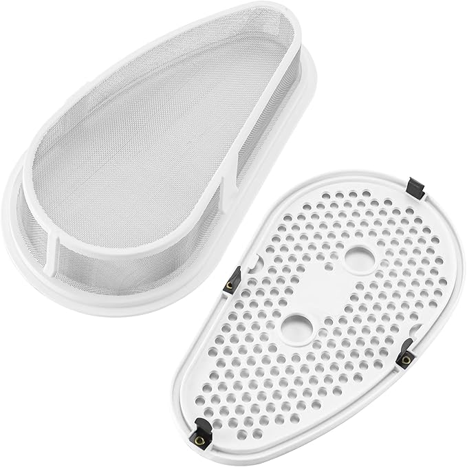 UPGRADED 8531964 W10828351 Dryer Lint Trap Filter & Cover with Stainless Steel Mesh Screen Compatible with Whirlpool Kenmore Dryer/Washer Replaces 4338557 AP5985829 by Cenipar