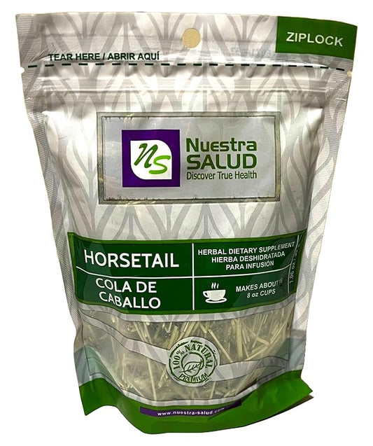 Horsetail Tea Cola de Caballo Hierba Herbal Tea Zip-Lock Bag (30g) 1.06oz- 100% Natural and Caffeine Free Detox-FlexoryFit