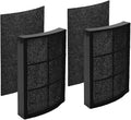 Breeze Tabletop Filter Replacement PECOMPAP, Compatible with Pure Enrichment PureZone Breeze Tabletop 2-in-1 Air Purifier, 2 H13 True HEPA Filter + 4 Activated Carbon Pre-filters