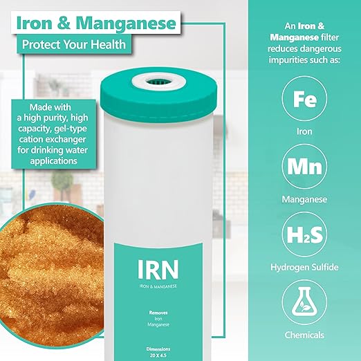 Express Water Whole House Iron & Manganese Water Filter Set – 3 Stage Water - Image 2