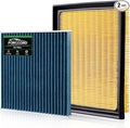 Cabin & Engine Air Filter Fit for Toyota RAV4 RAV 4 (Noly for Hybrid 2.5L) 2016 2017 2018 L4 Activated Carbon Cabin Filter Replacement CF10285 CA10741 17801-37020 Car Accessories
