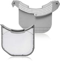 PartsBroz ADQ56656401 Dryer Lint Filter & MCK49049101 Trap Screen Cover Housing for LG Dryer Lint Filter Replacement, Kenmore Elite Dryer Parts for Vent ADQ566564 PS3531962 DLE3500W DLE3170W DLE3600W