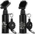 Premium Golf Club Cleaner with Anti-Sag Reel and Integrated Water Bottle - Golf Accessories for Men and Women - Essential Golf Club Brush for Golfer