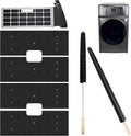 2025 New WH01X35719 Lint Filter, 4Pcs GE Washer Dryer Combo with dryer vent brush, Dryer Lint Filter Replacement, Hand Washable and Reusable,Models: PFQ97HSPVDS
