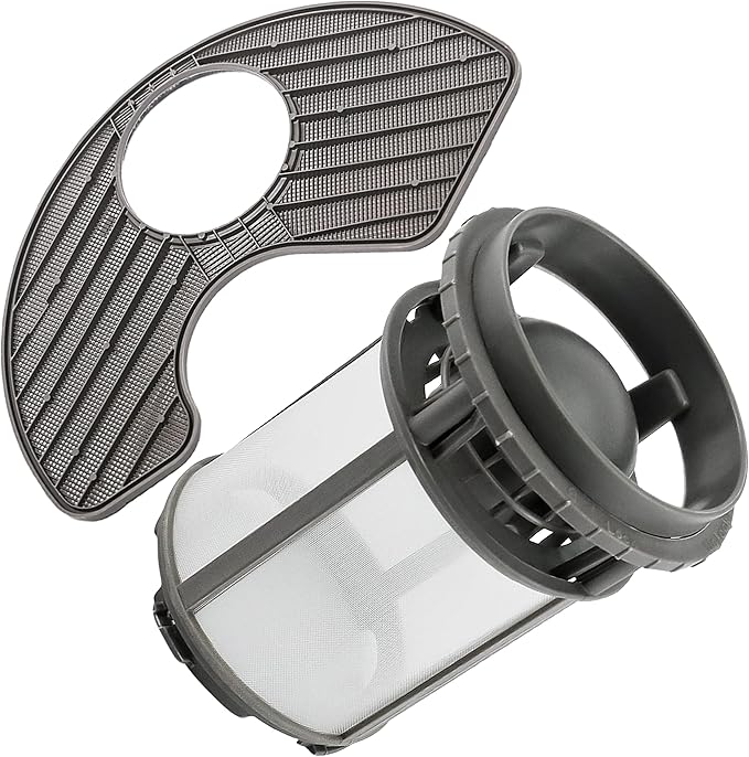 PartsBroz W10872845 Pump Filter & WPW10463906 Screen Filter - Compatible with Whirlpool Kenmore KitchenAid Dishwasher - Replaces AP6030094 PS11759673 W10393351 AP6021820 PS11755148 2312301