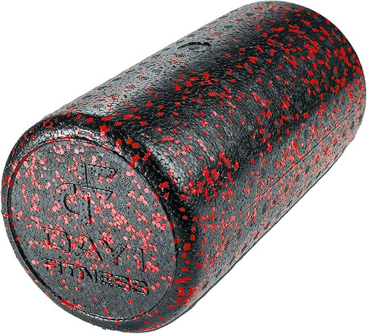 High-Density Round Foam Rollers - 4 Size and 8 Color Options - Massage Rollers for Stretching, Deep Tissue and Myofascial Release-FlexoryFit