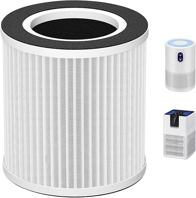 B-D02L replacement filter,compatible with MOOKA B-D02L/M05 Air purifier,Also fits VEWIOR B-D02U&KOIOS B-D02L air purifier,H13 True Filter for MOOKA Air Purifier Replacement Filter B-D02L 1-Pack