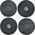4 Pack CVP/CVG-CF Charcoal Filter Replacement for Midea and COMFEE' Range Hoods CVP30W6AST, CVP36W6AST, CVG30W8AST, CVG36W8AST, CVG30W8AST, CVP30W4AST, CVP30WTAST, CVP36WTAST, CVP36W4AST, MVP30W6AST
