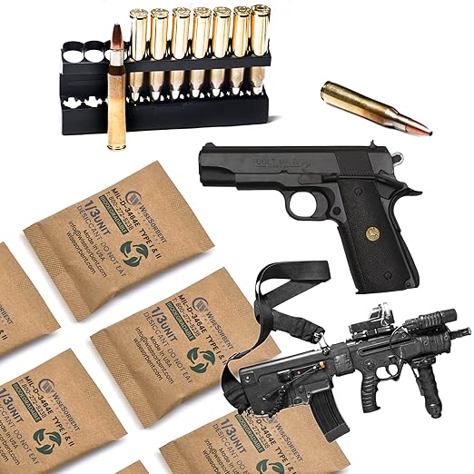 Kraft Clay Desiccants Packs for Safe, 11 Gram 90 Pack Dehumidifier for Gun Safe, Military Grade Moisture Absorbers, Conforms to MIL-D-3464E Type I & II Absorbents