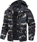 MAGCOMSEN Men's Winter Coats Water Resistant Ski Snow Jacket Warm Fleece Jacket Parka Raincoats With Multi-Pockets