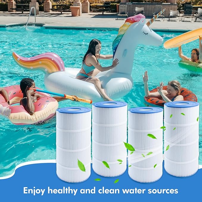4-Pack CCP320 Pool Filter Cartridges Replacement for Pentair Clean Clear Plus 320, Waterway Crystal Water 325, Pleatco PCC80-PAK4, Pentair R173573, 160340, Unicel C-7470, Filbur FC-1976, 320 Sq.Ft