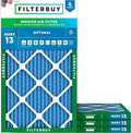 Filterbuy 8x24x1 Air Filter MERV 13 Optimal Smoke & Allergy Defense, by Filterbuy