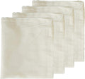 Cheesecloth Bags for Straining,Reusable Cold Brew Coffee Cheese Cloths Strainer,Large Nut Milk Tea Juice Bag,100% Natural Cotton Fine Mesh Filter Bags(Medium,4 Pack)