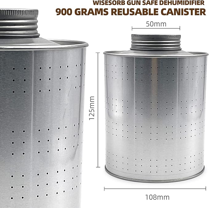 900 Gram Dehumidifiers for Home, Rechargeable Gun Safe Dehumidifier, Gun Safe Accessories 2 LBS Dehumidifier for Basement, Closet, Garage, Safe, Car, Moisture Absorbers Desiccants