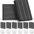 6000S Filters Replacement Compatible with LEVOIT Superior 6000S Smart Evaporative Humidifier, 8 Pack Gray 6000S Wick Filters+ 6 Pack White Top Fill Filters